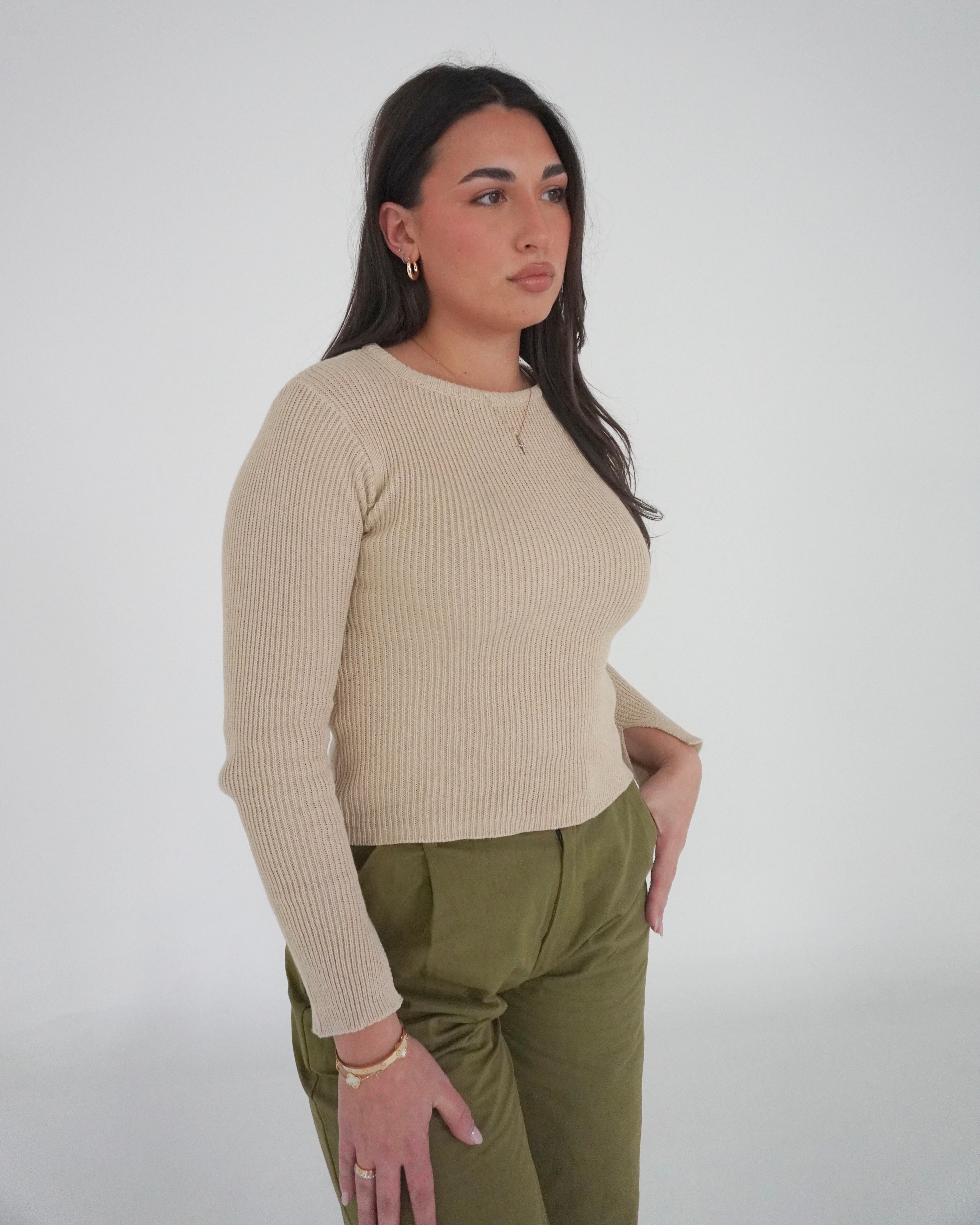 Knit Long Sleeve Top