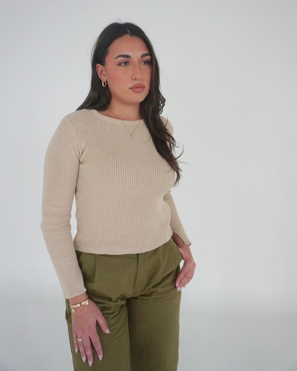 Knit Long Sleeve Top