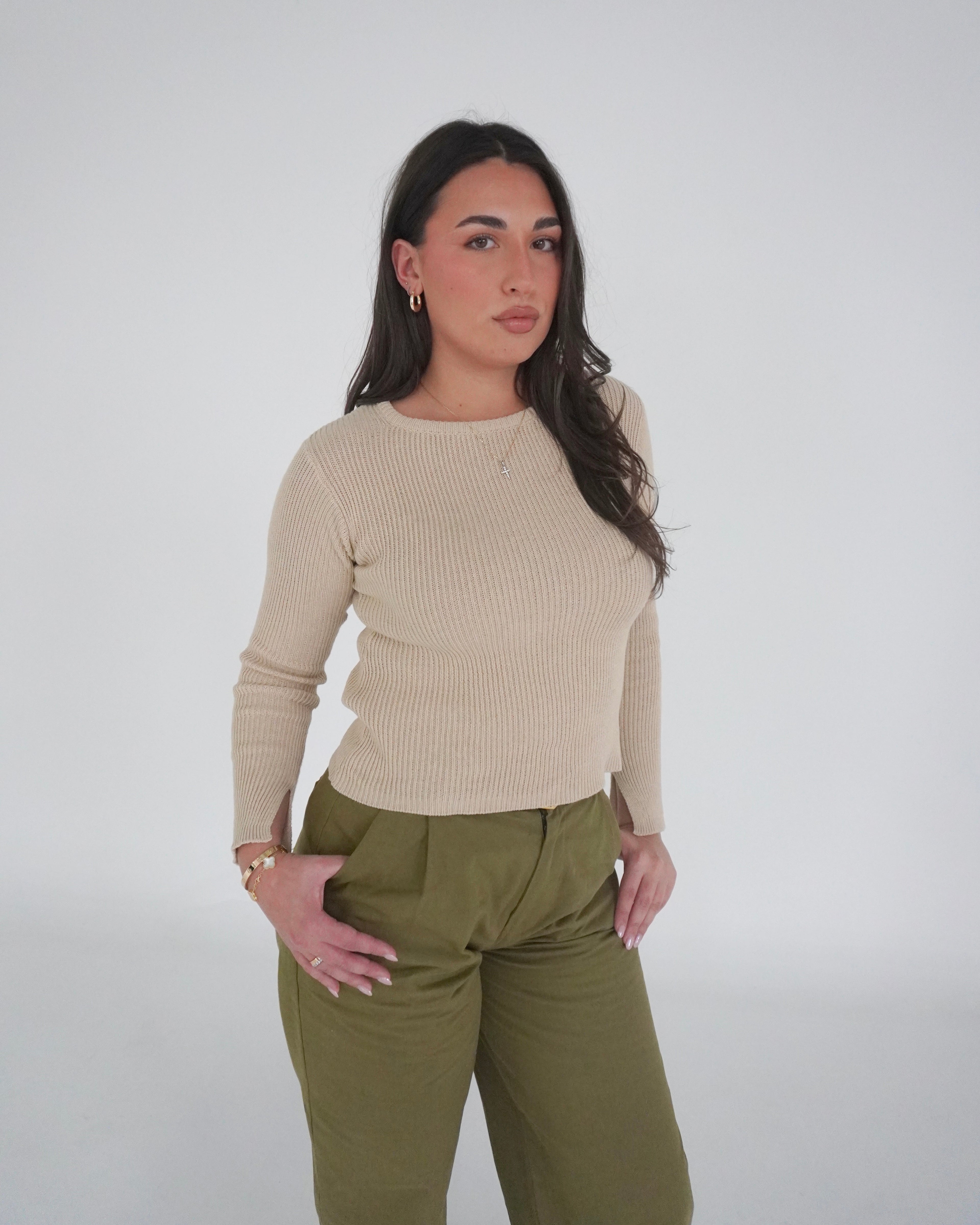 Knit Long Sleeve Top