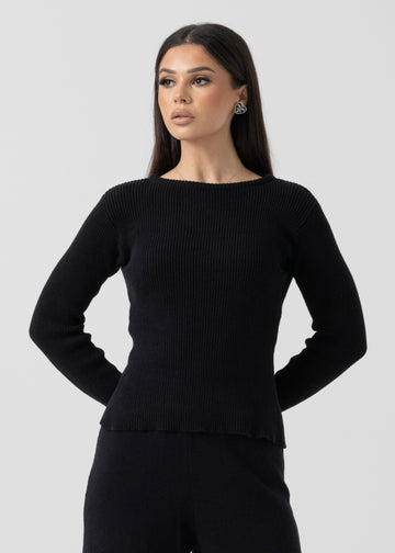 Knit Long Sleeve Top